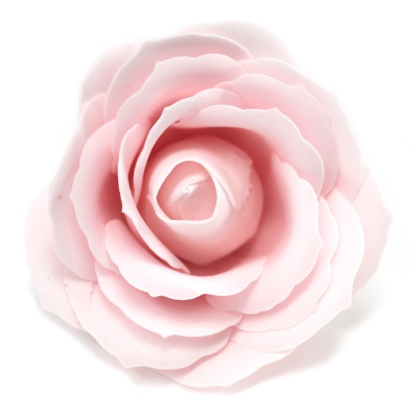 Flor de manualidades deco grande - rosa bebé