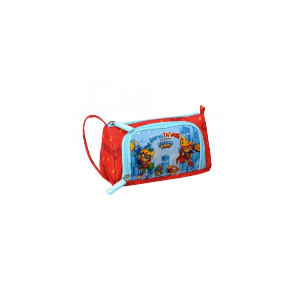 Portatodo Con Bolsillo Desplegable Vacio Superthings Kazoom Kids 20x8,5x11cm