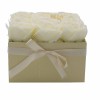 Caja de Regalo - Flor de Jabón 9 Rosas Crema - cuadrado