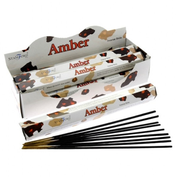 Amber Premium Stamford Incense Sticks