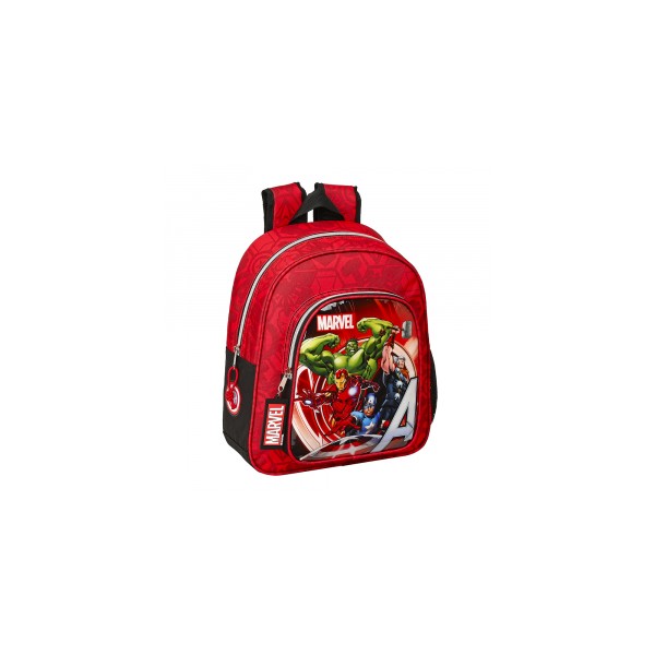 Mochila Infantil Adapt.Carro Avengers Infinity 27x10x33cm