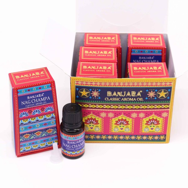 Aceite con Fragancia de la India Banjara 10ml - Nag Champa