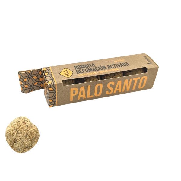 Caja de 4 Bombitas de Incienso Palo Santo