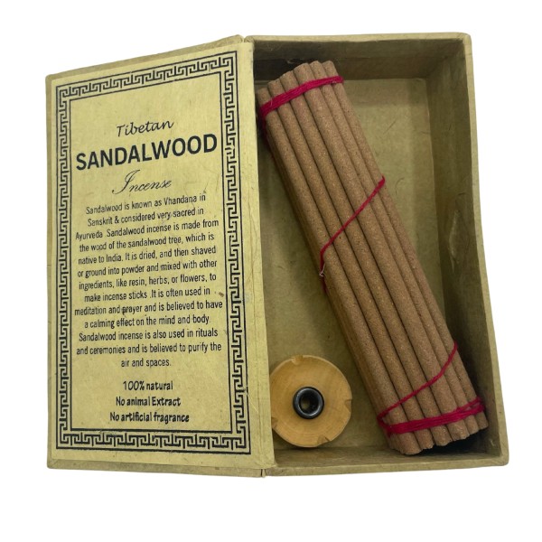 Set de regalo de incienso Himalayan Sugandhit Dhoop - Sándalo