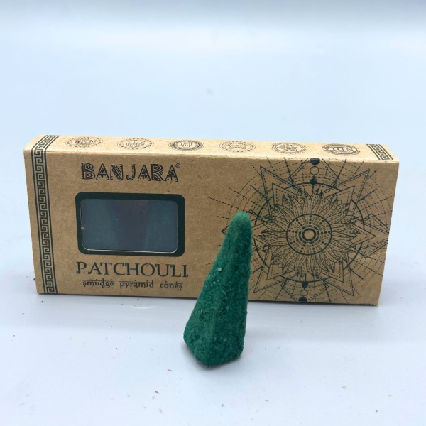 Conos piramidales Banjara Smudge - Patchouli