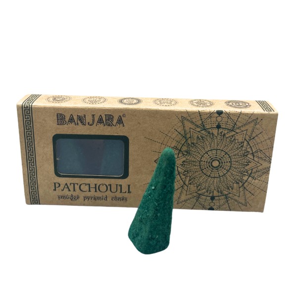 Conos piramidales Banjara Smudge - Patchouli