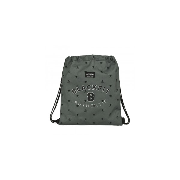 Saco Plano Reciclable Blackfit8 Skull 35x1x40cm