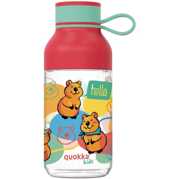 Botella Infantil Tritan Con Colgador Happy 430Ml.