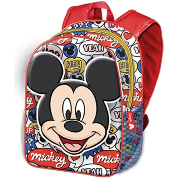 Mochila 3D Mickey Disney 31x27x11cm.