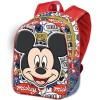 Mochila 3D Mickey Disney 31x27x11cm.