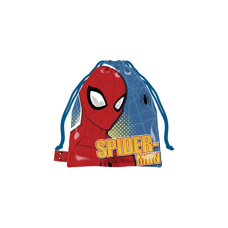 Saquito Merienda Spiderman Marvel 26.5x21.5cm.