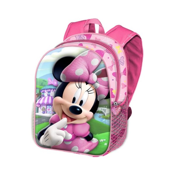 Mochila 3D Minnie Disney 31x27x11cm.