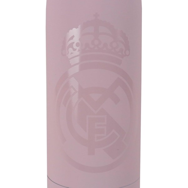 Botella Real Madrid Rosa Rubberizada Doble Pared 550ml