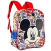 Mochila Basic Mickey Disney Adaptable 31x39x15cm.