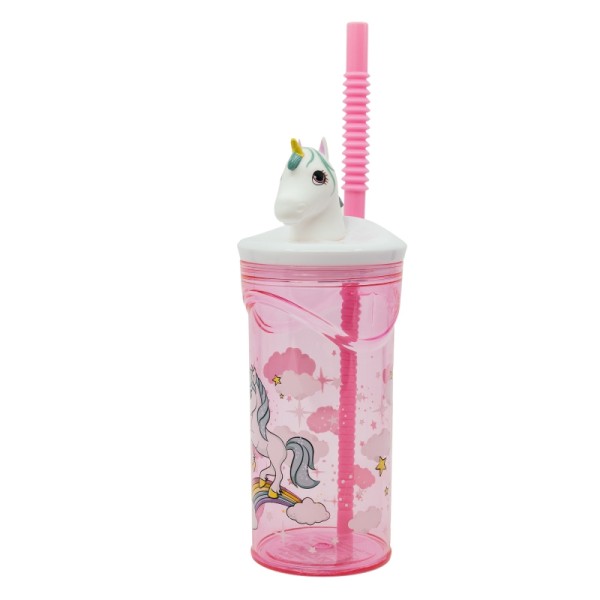 Vaso FIGURITA 3D 360 ML Unicornio