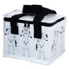 Bolsa Refrigerante de Plastico Reciclado RPET - Soldado Imperial/The Original Stormtrooper Black Blanco 19.5x 29x19.5cm