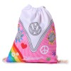 Mochila Saco con Cuerdas - Caravana Volkswagen VW T1 Camper Summer Love