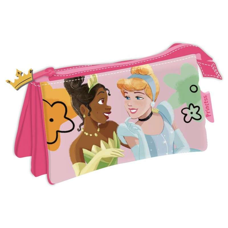 Portatodo Trriple Princesas Disney 21X11X3,5Cm