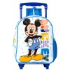 Mochila Guarderia Con Carro Mickey Disney 28x24x10cm.