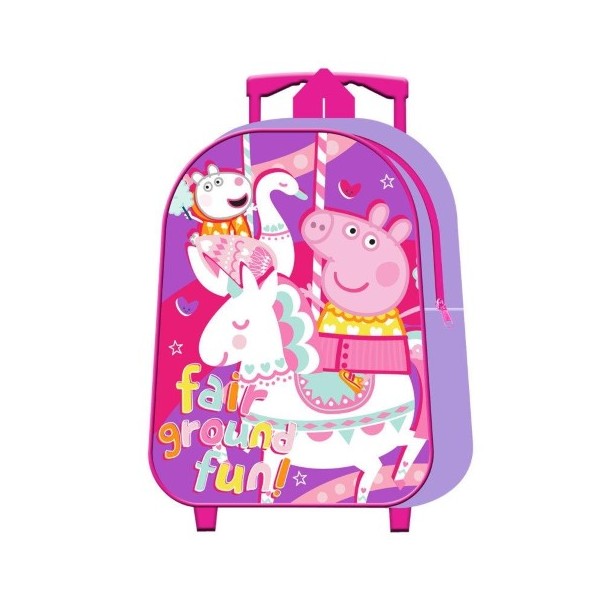 Mochila Nursery Peppa Pig 31Cm In Trolley Satin