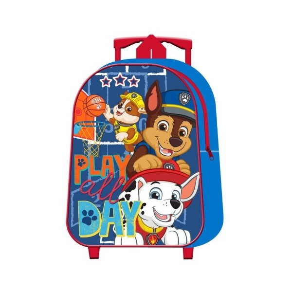 Mochila Nursery Paw Patrol 31Cm In Trolley