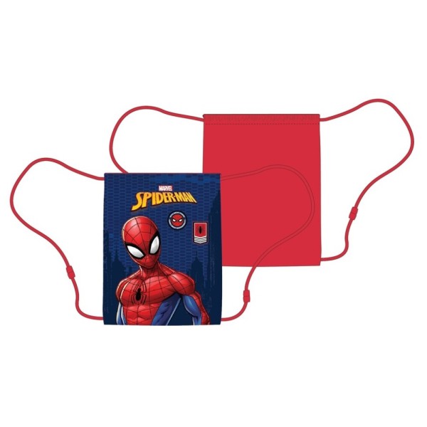 Saco Mochila Spiderman Marvel 40x35cm.