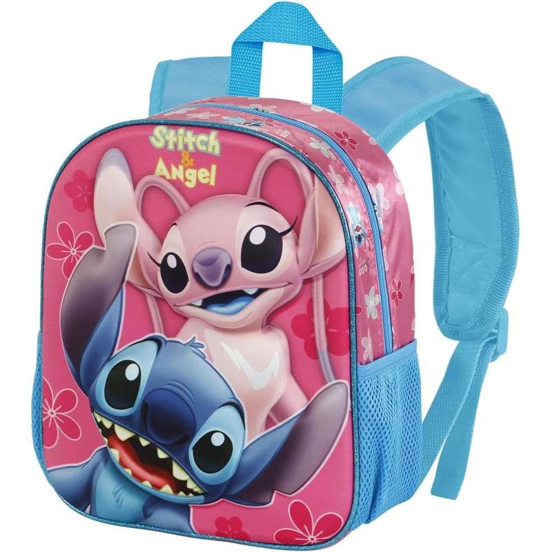 Mochila 3D Lilo y Stitch 31x27x11cm.