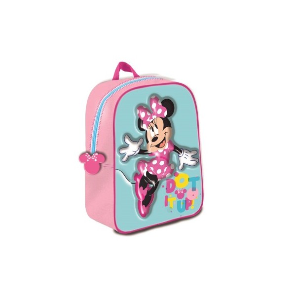 Mochila Mediana 3D Minnie Dot It Up 31cm