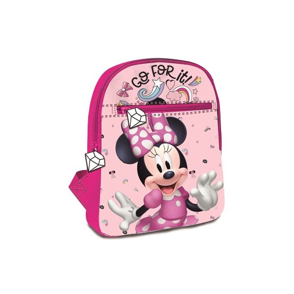 Mochila Mediana Minnie Go For It 30cm