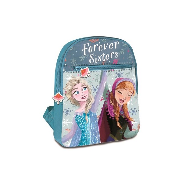 Mochila Mediana Frozen Forever Sisters 30cm