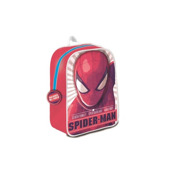 Mochila Mediana. 3D Spiderman Amazing 31cm