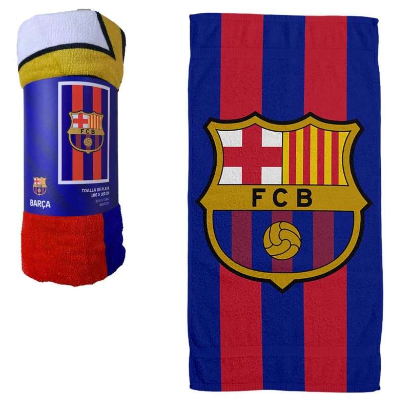 Toalla Microfibra F.C.Barcelona 100x180cm.