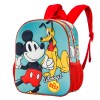 Mochila 3D Mickey Disney 31x27x11cm.