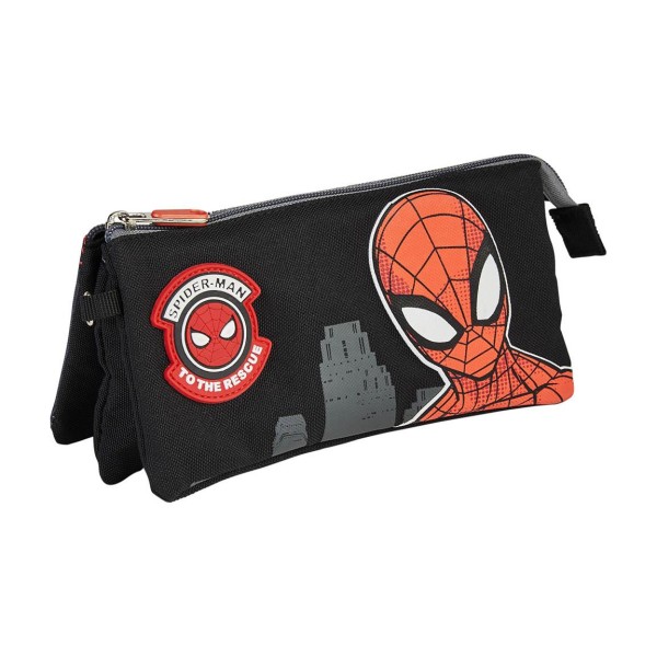 Portatodo Triple Spiderman Marvel 11.5x2x22.5cm.