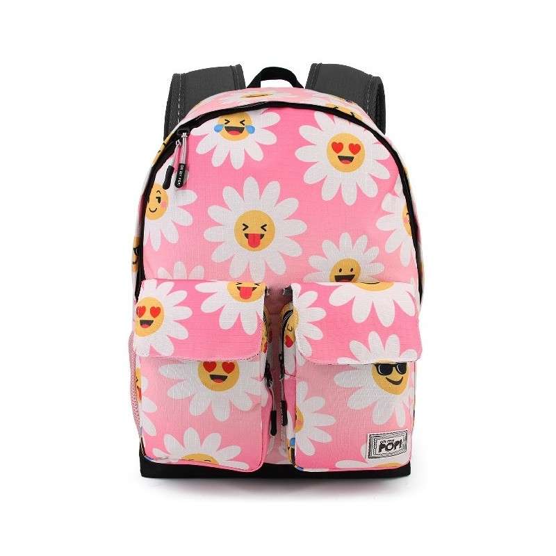 Mochila Oh My Pop Happy Flower Adaptable 30x20x44cm