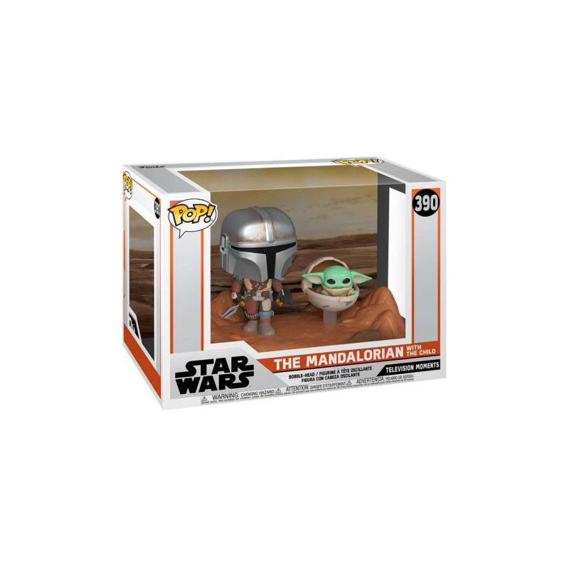 Funko pop star wars the mandalorian the mandalorian & baby yoda