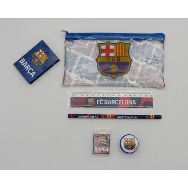 Set De Papeleria Con Portatodo F.C.Barcelona