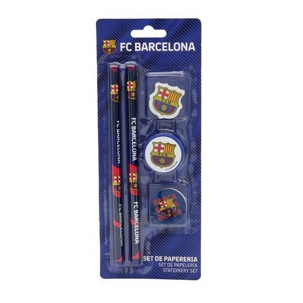 Set Papeleria F.C.Barcelona 5 Piezas