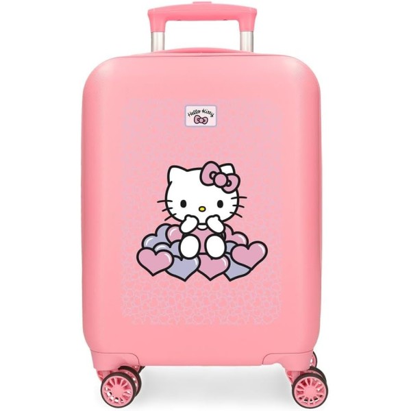 Maleta Cabina Hello Kitty Hearts & Dots 33x50x20cm.