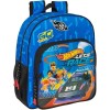 Mochila Junior Adapt.Carro Hot Wheels "Let'S Race" 32X12X38Cm