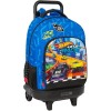 Mochila Gde. C/Ruedas Compact Extraible Hot Wheels "Let'S Race" 33X22X45Cm