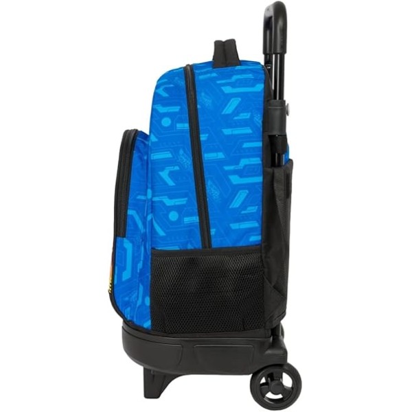 Mochila Gde. C/Ruedas Compact Extraible Hot Wheels "Let'S Race" 33X22X45Cm