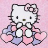 Neceser Hello Kitty Hearts & Dots 22x7x3cm.