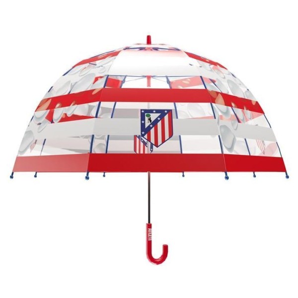 Paraguas Atletico De Madrid Manual Infantil Transp. Burbuja 48 cm