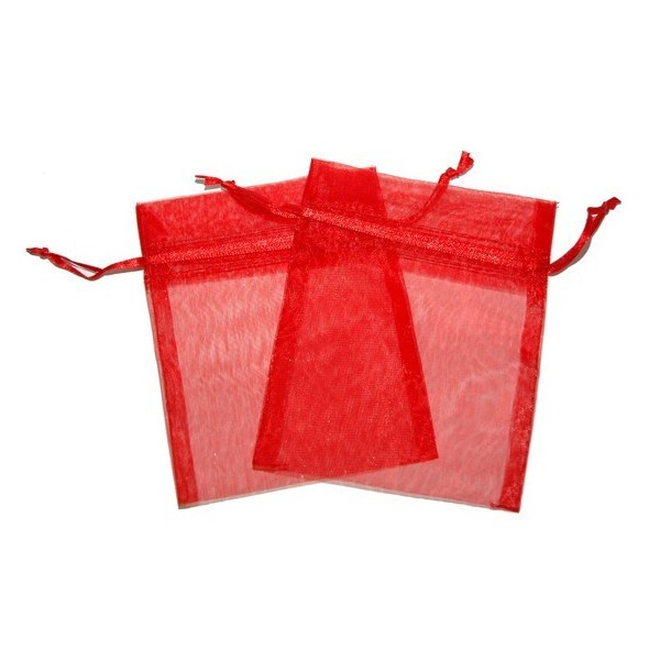 Bolsa de Organza - Rojo