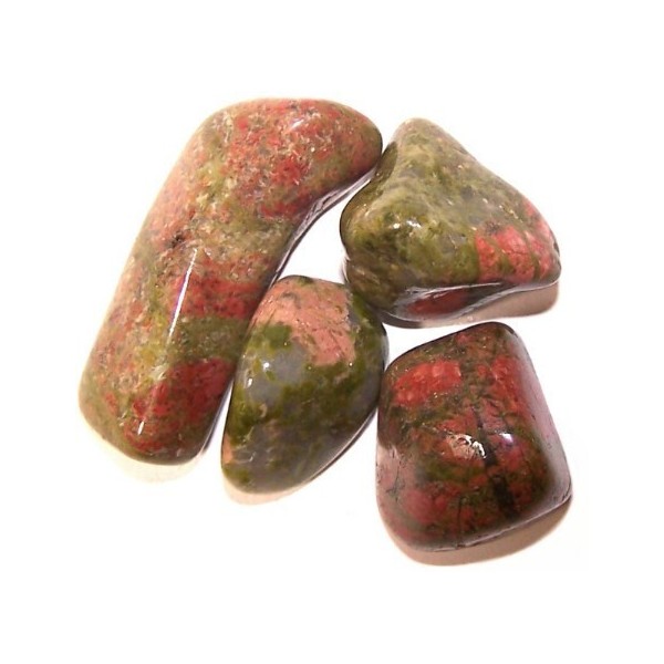 L Tumble Stones - Unakite