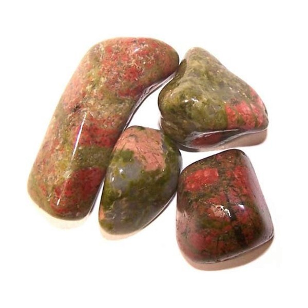 L Tumble Stones - Unakite