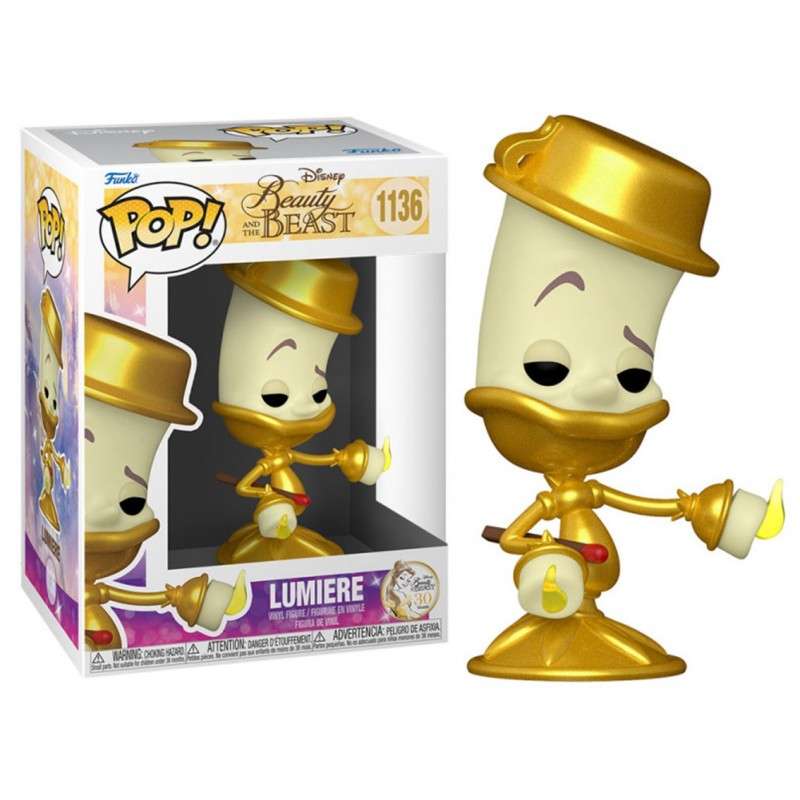 Funko pop disney la bella y la bestia lumiere 57586