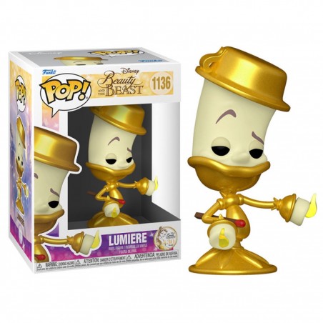 Funko pop disney la bella y la bestia lumiere 57586