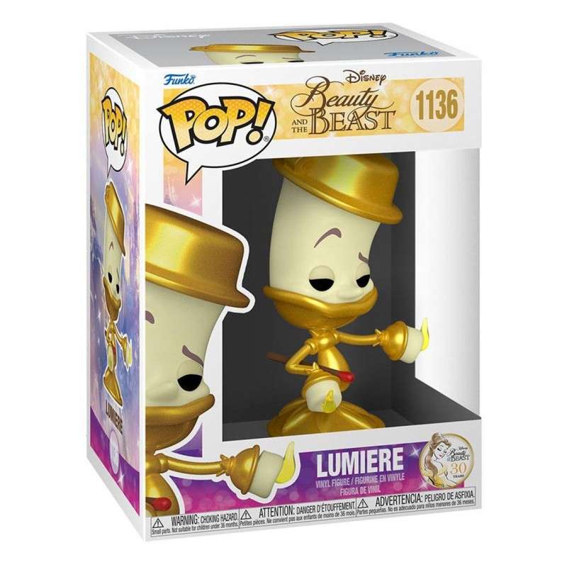 Funko pop disney la bella y la bestia lumiere 57586